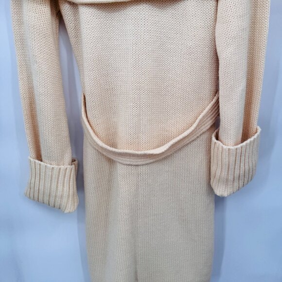 Vintage 70s Maurada Cardigan Bishop Sleeve Old Money Grannycore Large Wool Blend - Picture 9 of 10